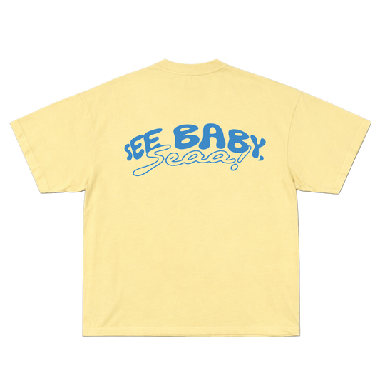See Baby Sea Tee (Butter Yellow)
