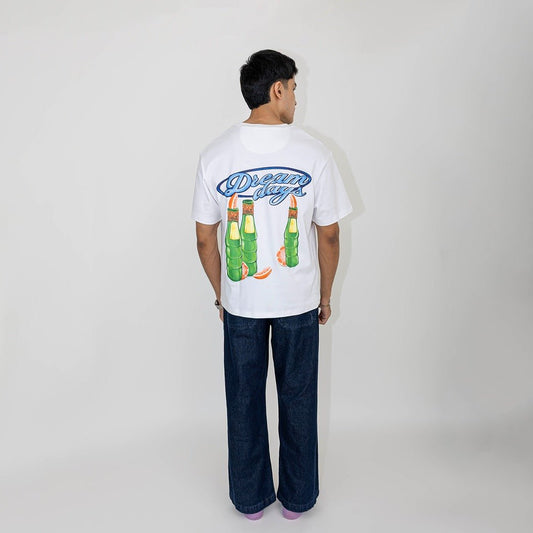 Dream Days Tee (White) - Sunny Rays