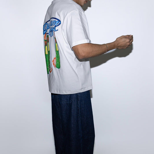 Dream Days Tee (White) - Sunny Rays