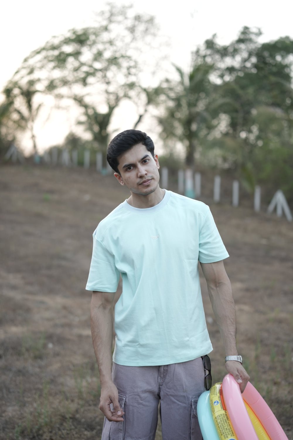 Pool Boi Tee ( Sea Mint Green ) - Sunny Rays