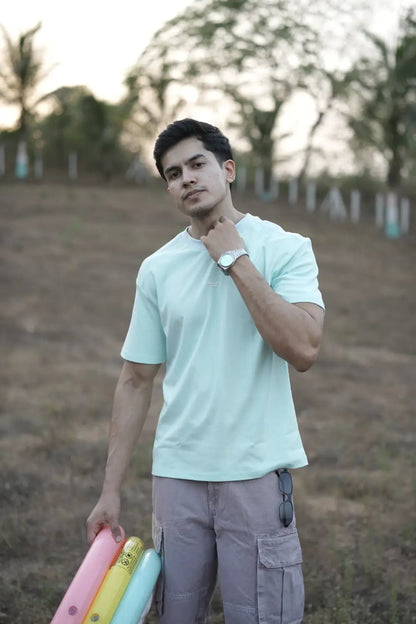 Pool Boi Tee ( Sea Mint Green ) - Sunny Rays