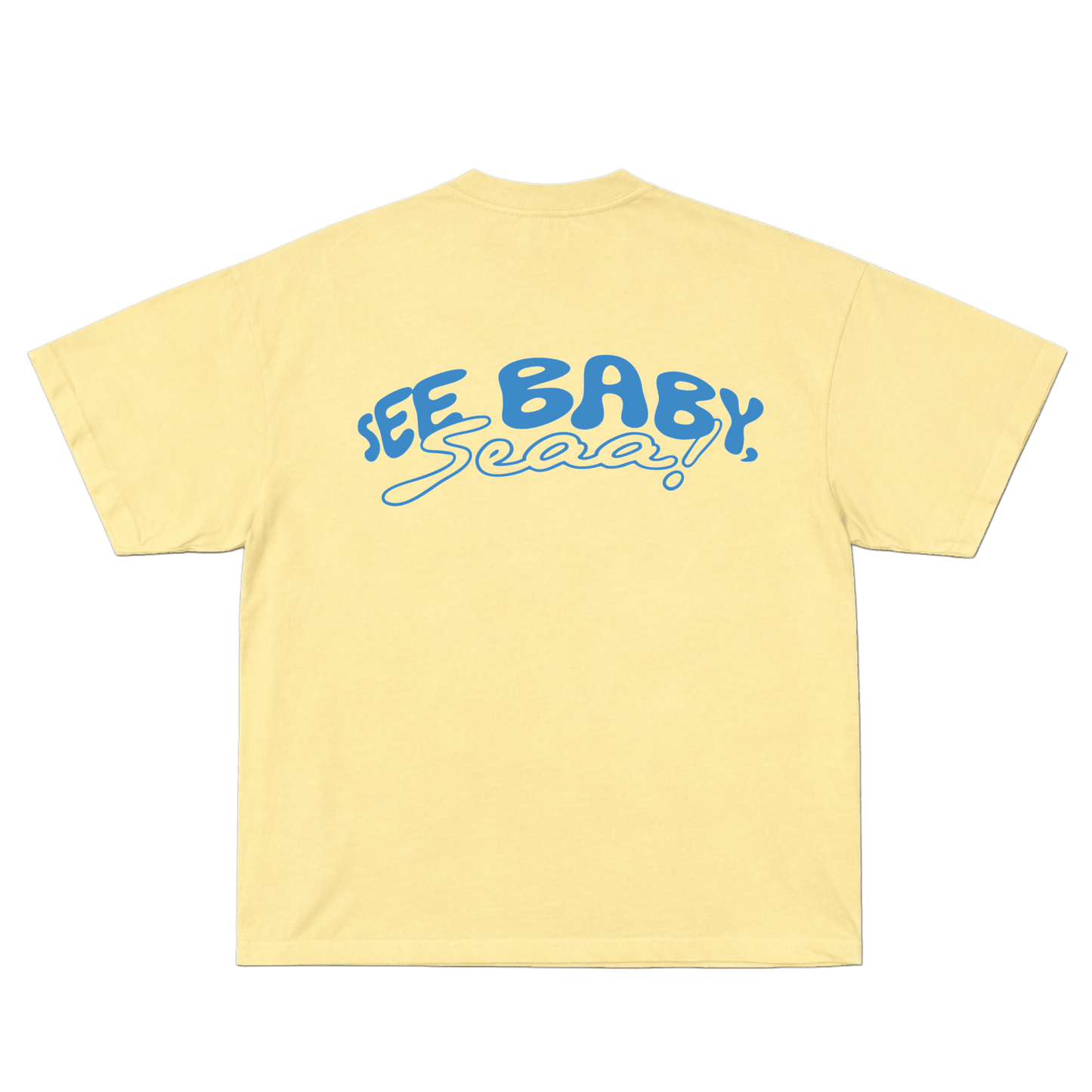 See Baby Sea Tee (Butter Yellow) - Sunny Rays