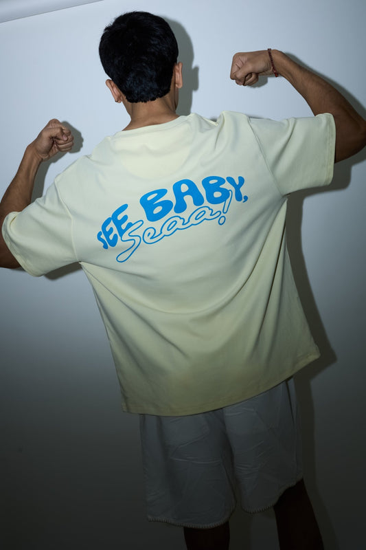 See Baby Sea Tee (Butter Yellow) - Sunny Rays