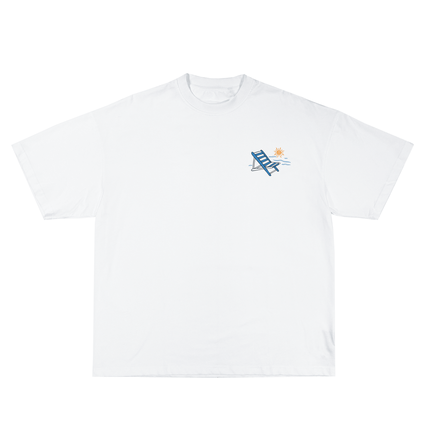 See Baby Sea Tee (White) - Sunny Rays
