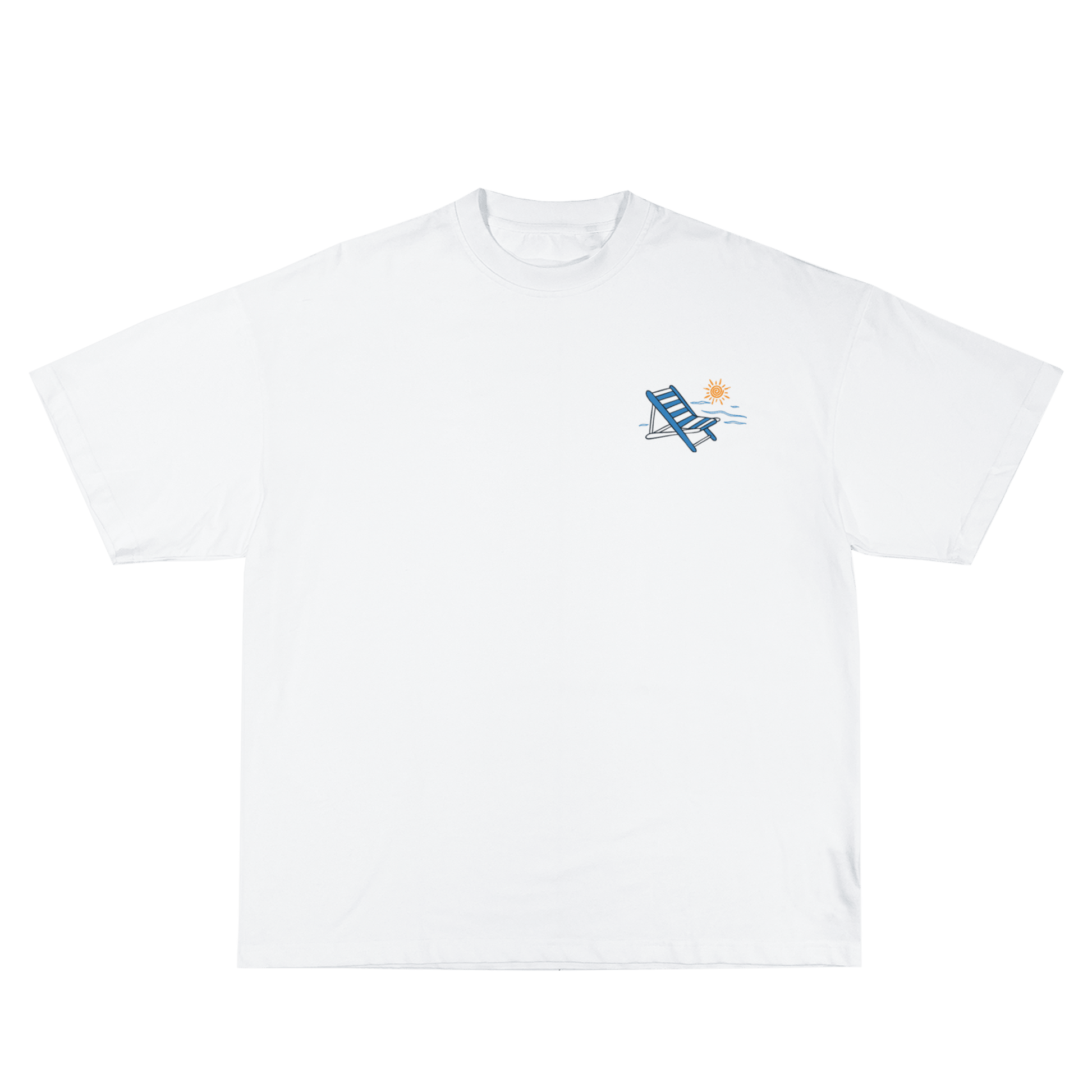 See Baby Sea Tee (White) - Sunny Rays