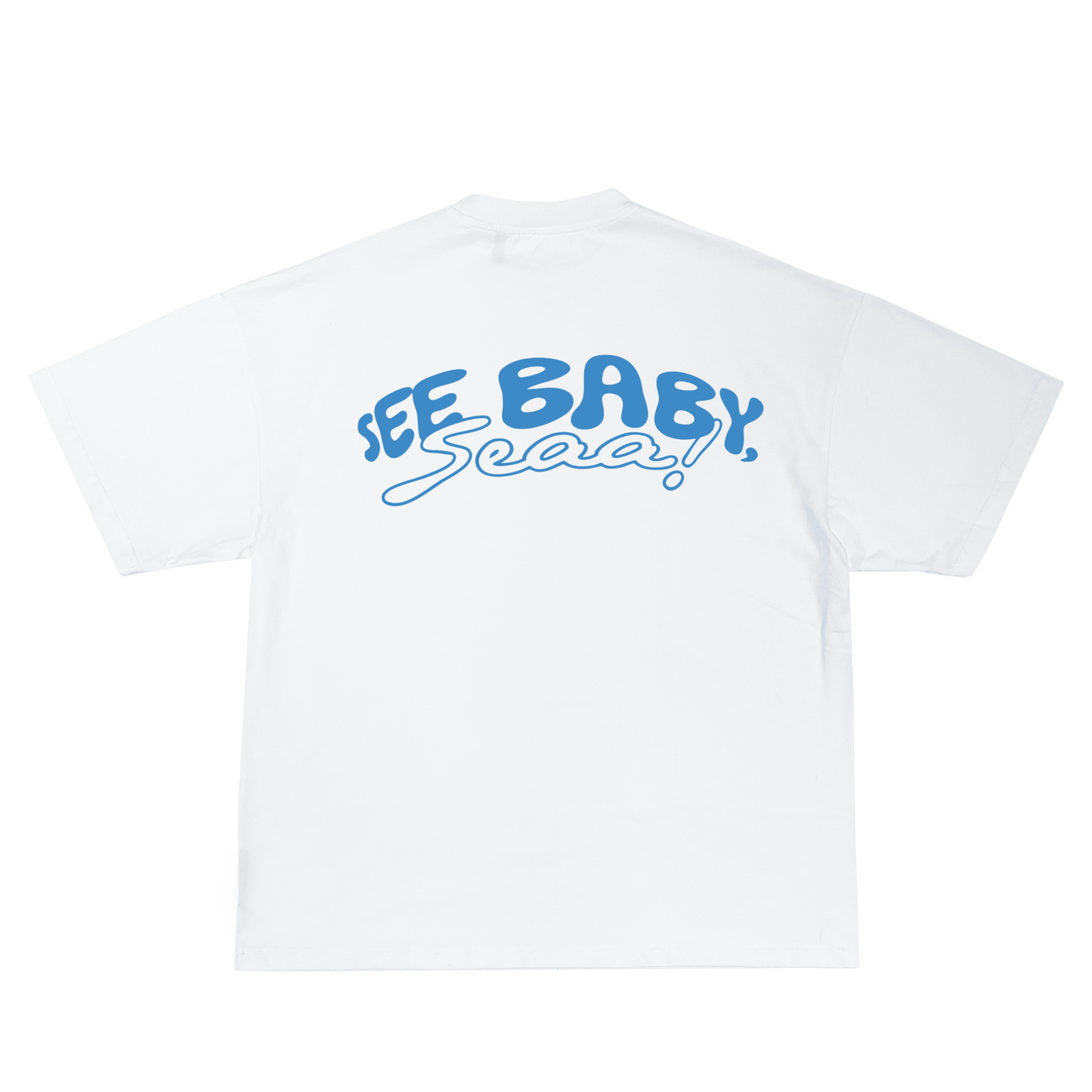 See Baby Sea Tee (White) - Sunny Rays