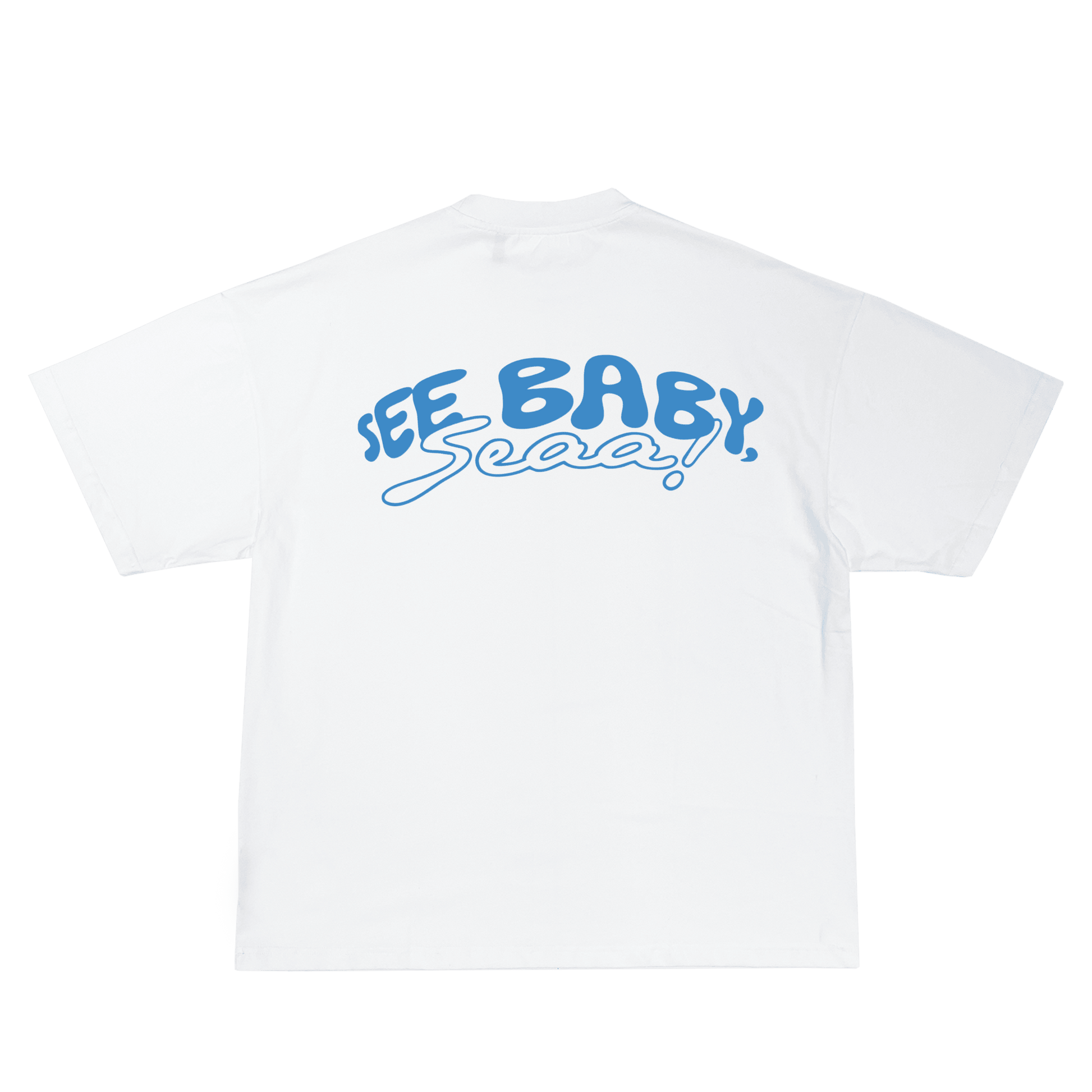 See Baby Sea Tee (White) - Sunny Rays